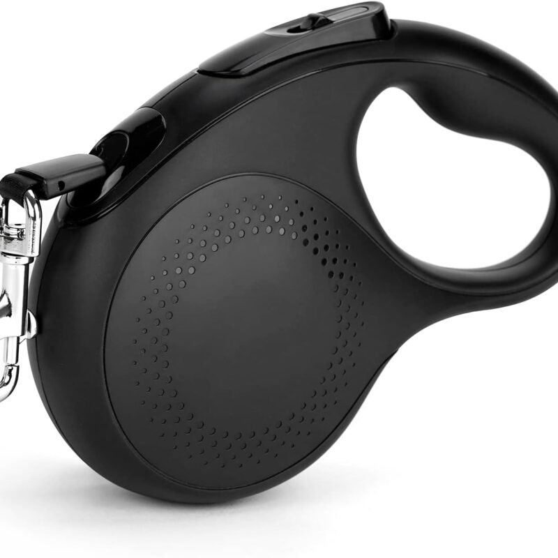 Retractable Dog Leash, 26 Feet Dog Leash for Small to Large Dogs up to 110lbs, Anti-Slip Handle One Button Lock and Release, Heavy Duty 360° Tangle-Free